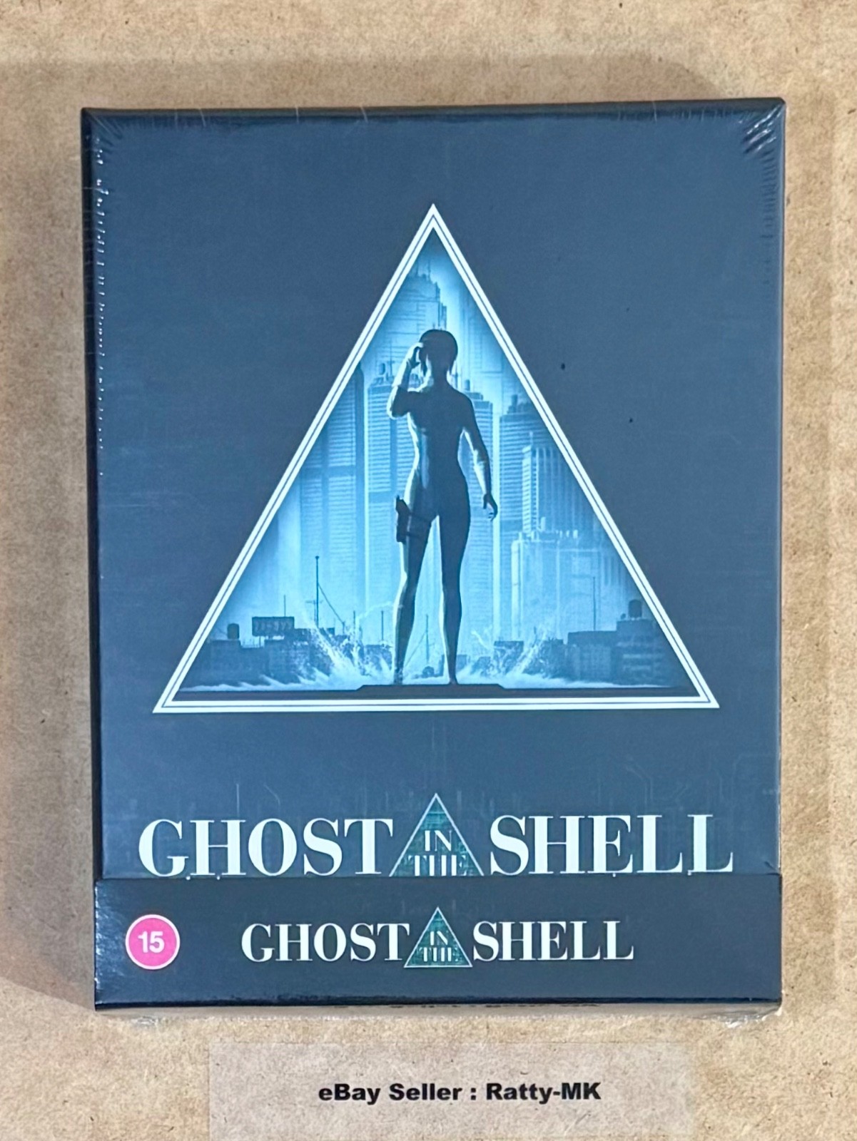 GHOST IN THE SHELL - UK COLLECTOR'S EDITION 4K UHD + BLU RAY STEELBOOK - NEW