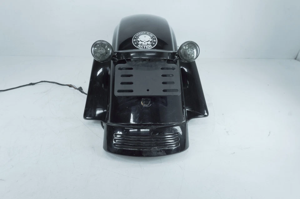 2012 Harley Touring FLTRX Road Glide OEM roda traseira para-lama e barra de sinalização de seta - Imagem 2 de 4