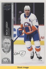 2021-22 Upper Deck Series 1 French Nick Leddy #115 READ 06wk