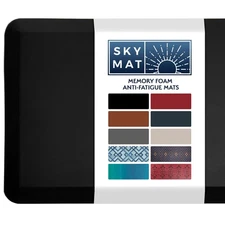 Sky Solutions Anti Fatigue Floor Mat - 3/4" Thick Cushioned Kitchen Rug