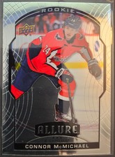 2020-21 Upper Deck Allure #94 Connor McMichael Capitals Rookie Card. rookie card picture