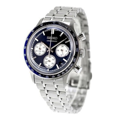 Seiko Selection SBTR053 Blue Dial Chronograph Quartz Stainless