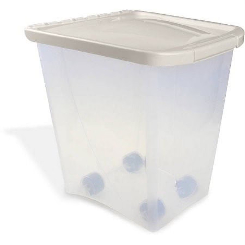 Storage Container With Wheels 25-pound Capacity Airtight Pet Food