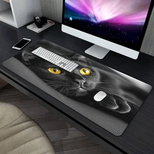 NEW 40*90cm 1pc Extra Large Gaming Desk Mat - XXL Non-Slip Wrist Surface,Black &