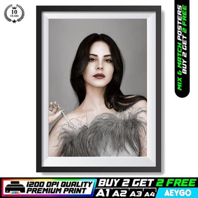 LANA DEL REY Wandbild Bild Poster Druck A1 A2 A3 A4 | KAUFEN SIE 2 ERHALTEN SIE 2 GRATIS