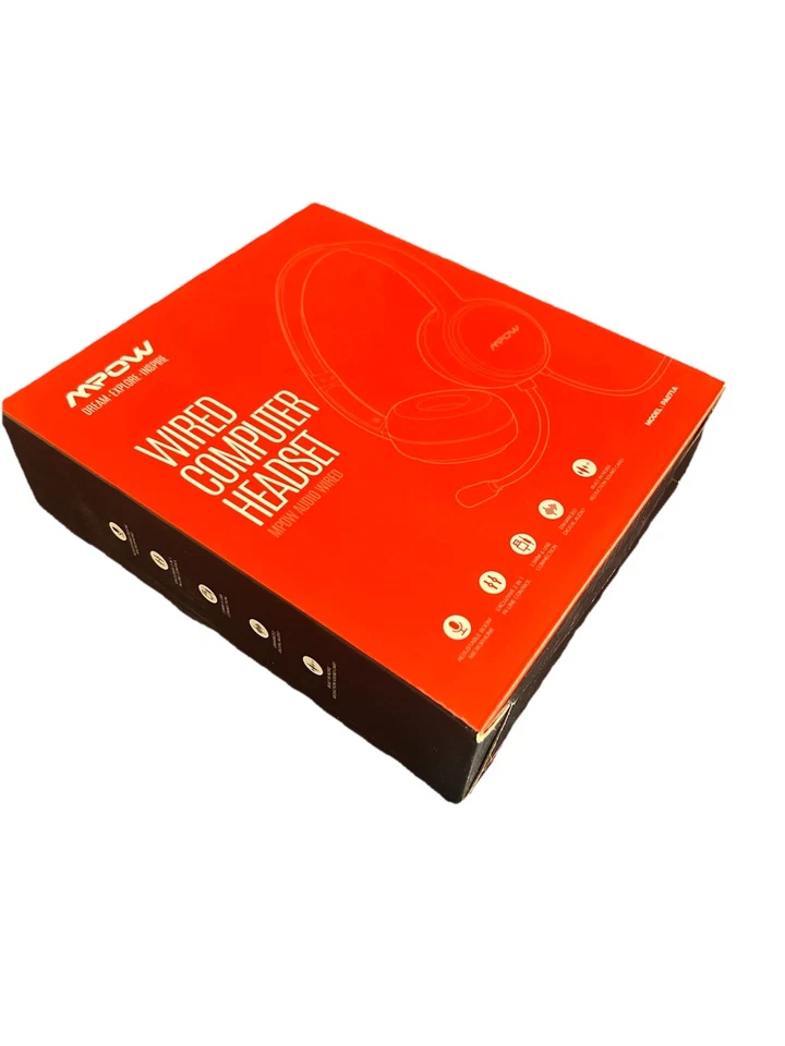 Auriculares con cable MPOW USB/3,5 MM Jack Modelo PA071A con micrófono incorporado reducción de ruido Foto 2 de 4