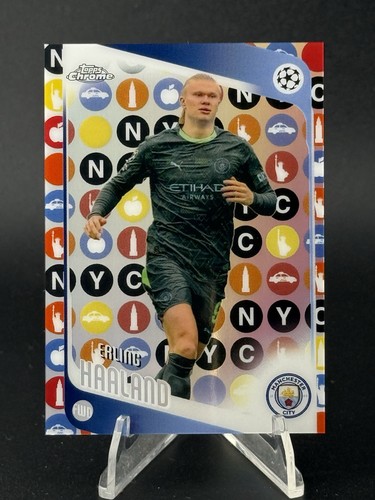 Erling Haaland 2026 Topps Chrome UCC Fanatics Fest Exclusive Big Apple Refractor