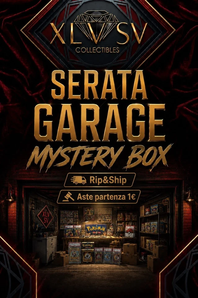 XLVSV Serata Garage! Rip&Ship , Aste partenza 1€ Raw Gradate