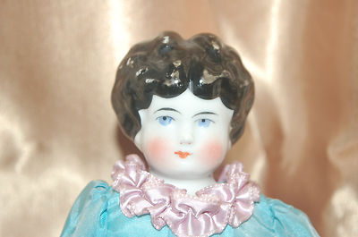Poupée Porcelaine Ancienne – 1960 – Mains Et Membres Porcelaine – Fille