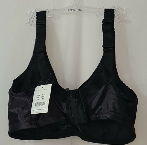 Amoena Mastectomy Bra 40DD #2114 Black New Free Shipping - Picture 3 of 4