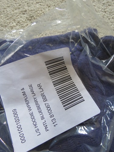 Neu mit Etikett Anthropologie Moth Hoodie mit durchgehendem Reißverschluss Large blau - Bild 11 von 11