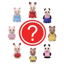 Calico Critters Blind Box Bag Slik Cat Panda Squirrel 1 Random Tiny Toy Figure