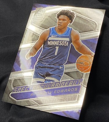 A) 2023-24 Spectra #197 ANTHONY EDWARDS Spectracular Debut Insert