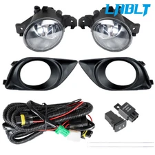 LABLT Fog Lights Bumper Lamps+Wiring+Switch Kits For 2012 2013 2014 Nissan Versa