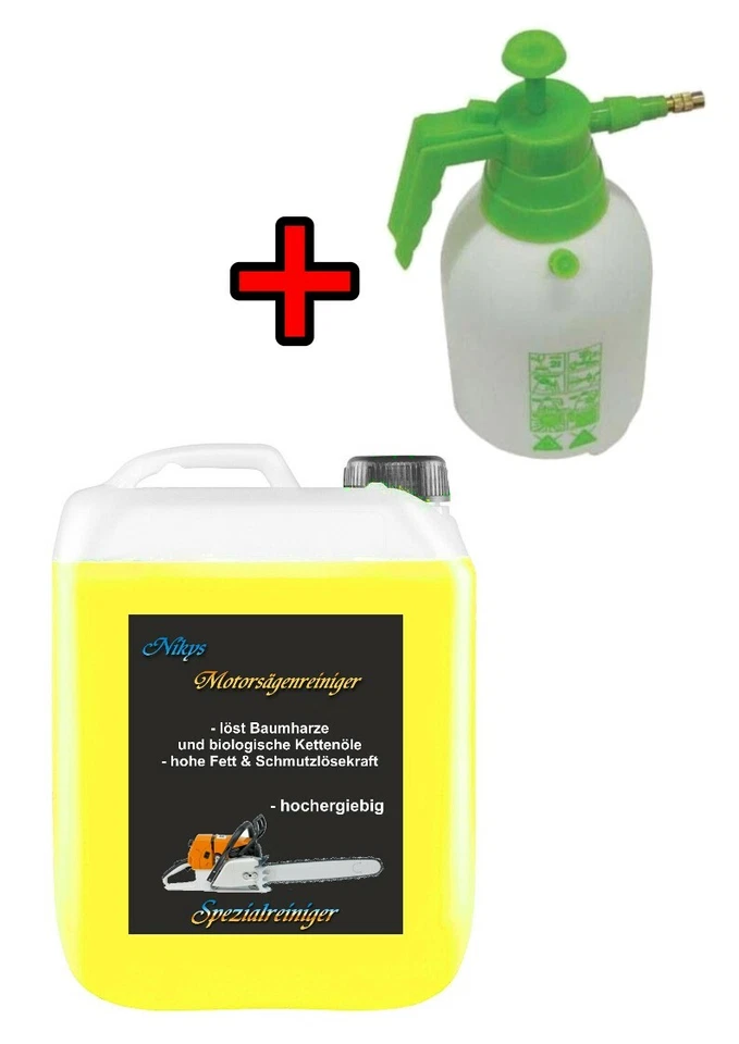 5 L Motorsägen Reiniger +PU KONZENTRAT Motorsägenreiniger Kettensägen Universal 