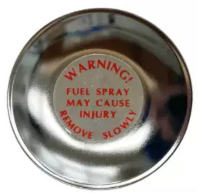 Para 1928-1952 Plymouth DeSoto Chrysler Dodge tanque de combustible gasolina tapa cromada plateada Foto 2 de 3