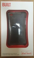 BUILT NY, Inc. Ergonomic Black Hard Case For iPod Touch NEW WITH TAG-