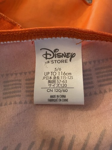 Gonna canottiera Disney Store Moana bambino taglia small 5/6 Halloween *LEGGI* - Foto 5 di 12