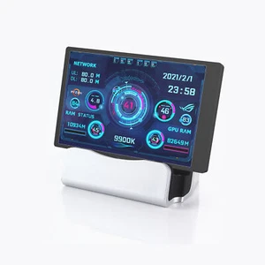 3.5 1 cm TYPE-C Écran secondaire Mini moniteur USB Affichage avec le quai de recharge