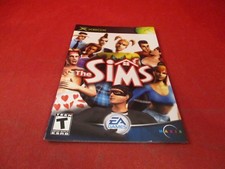 The Sims Original Xbox Instruction Manual Booklet