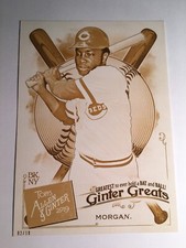 2019 Topps Allen & Ginter Ginter Greats 5x7 Joe Morgan Reds 26 /10