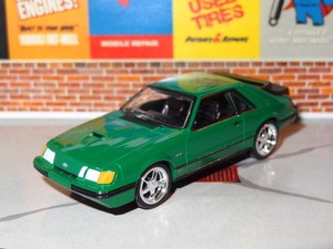 Details About 1984 1986 Ford Mustang Svo Fox Body 1 64 Diecast Diorama Collectible Model W2