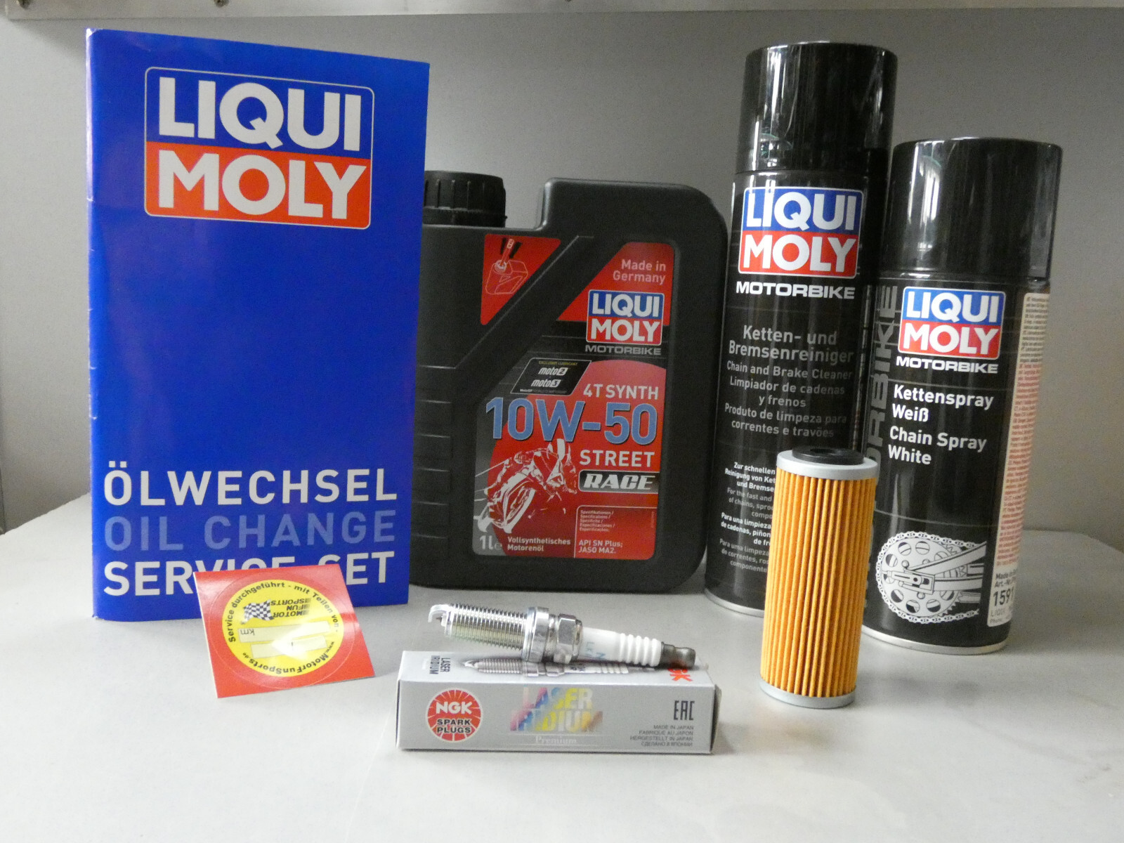 Maintenance Set KTM SX-F 350 From 2016 Inspection Spark Plug Oil Service