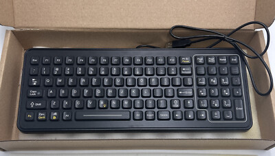 iKey SLK-101-M-USB-3F Backlit Rugged Industrial NEMA4X Keyboard