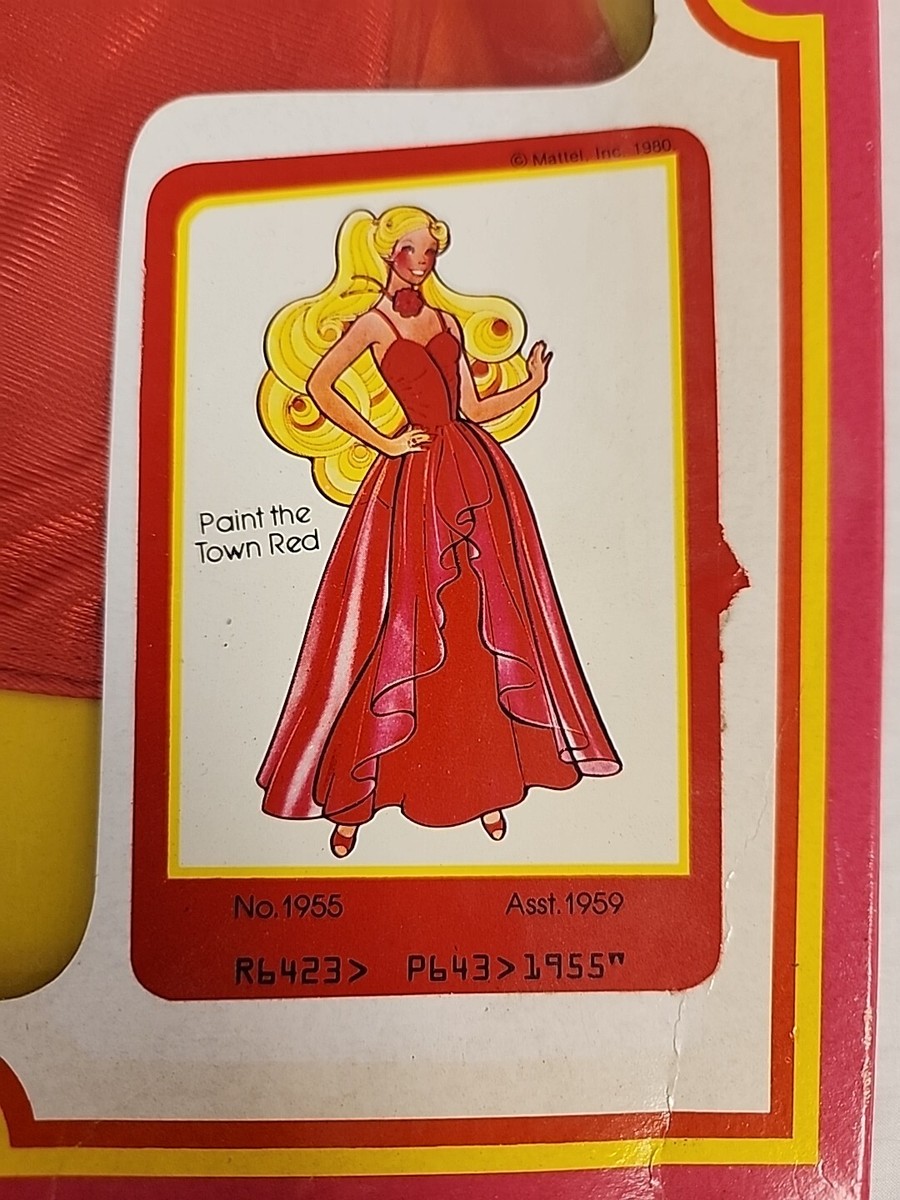 Vintage Mattel Barbie Doll Designer Originals Fashion #1955 PAINT