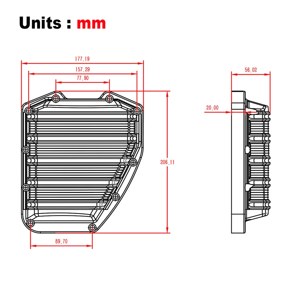 Cam Cover Chrome Gauge For Harley TwinCam Softail Dyna Touring StreetGlide 10-16 - Image 2 of 4