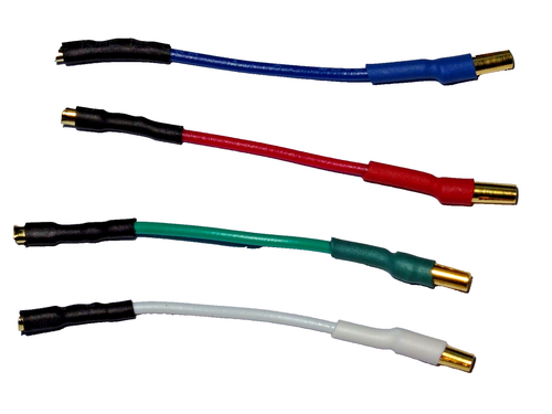 Turntable Cartridge OFC Rewiring Kit 1.3mm Terminals Fits Shure Ortofon Etc