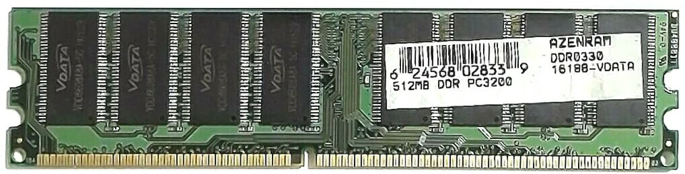 VData PC3200 (400MHz) - DDR Memory RAM - 512MB - 184 PIN - - Image 4 of 4