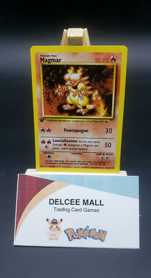 Italian Pokemon TCG 1st Edition Magmar #36/102 Base Set Non-Holo