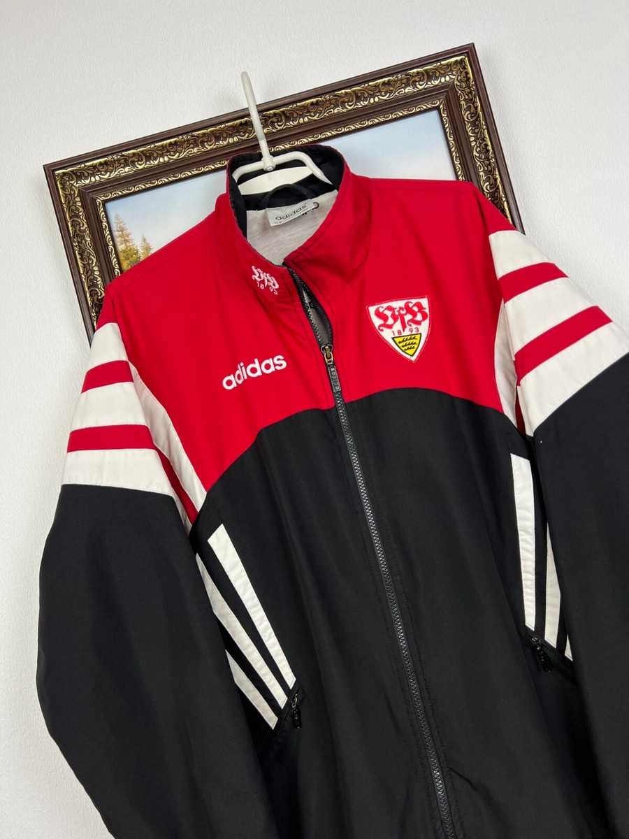 Vintage 90's Adidas VfB Stuttgart Football Jacket Soccer