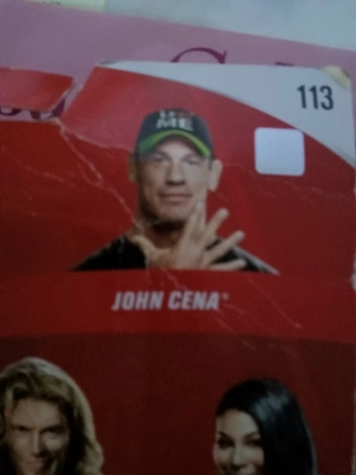 Modelo de vinilo Mattel firmado por John Cena WWE firma en embalaje original con certificado de autenticidad Foto 4 de 4
