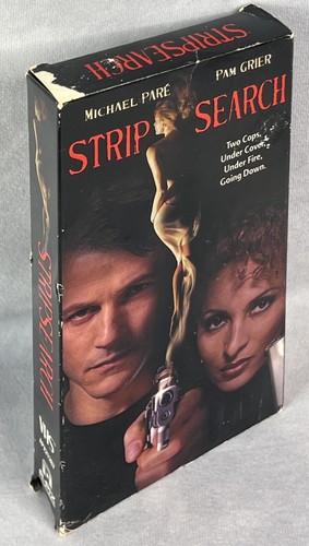 Strip Search VHS Pam Grier 1997 Michael Pare NOT ON DVD , Rare, no DVD, VHS Only - Picture 3 of 3