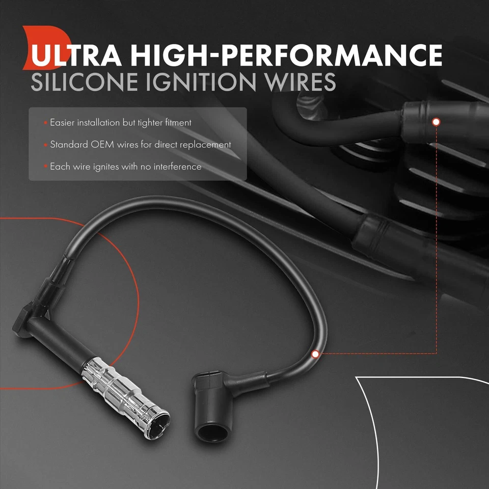 7x Juegos de cables de bujía para Mercedes-Benz W124 300CE 300E W140 300SE R129 300SL Foto 3 de 4