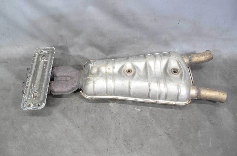 BMW E38 750iL M73 V12 Factory Center Exhaust Muffler Resonator Silencer USED OEM — 第 4/4 张图片