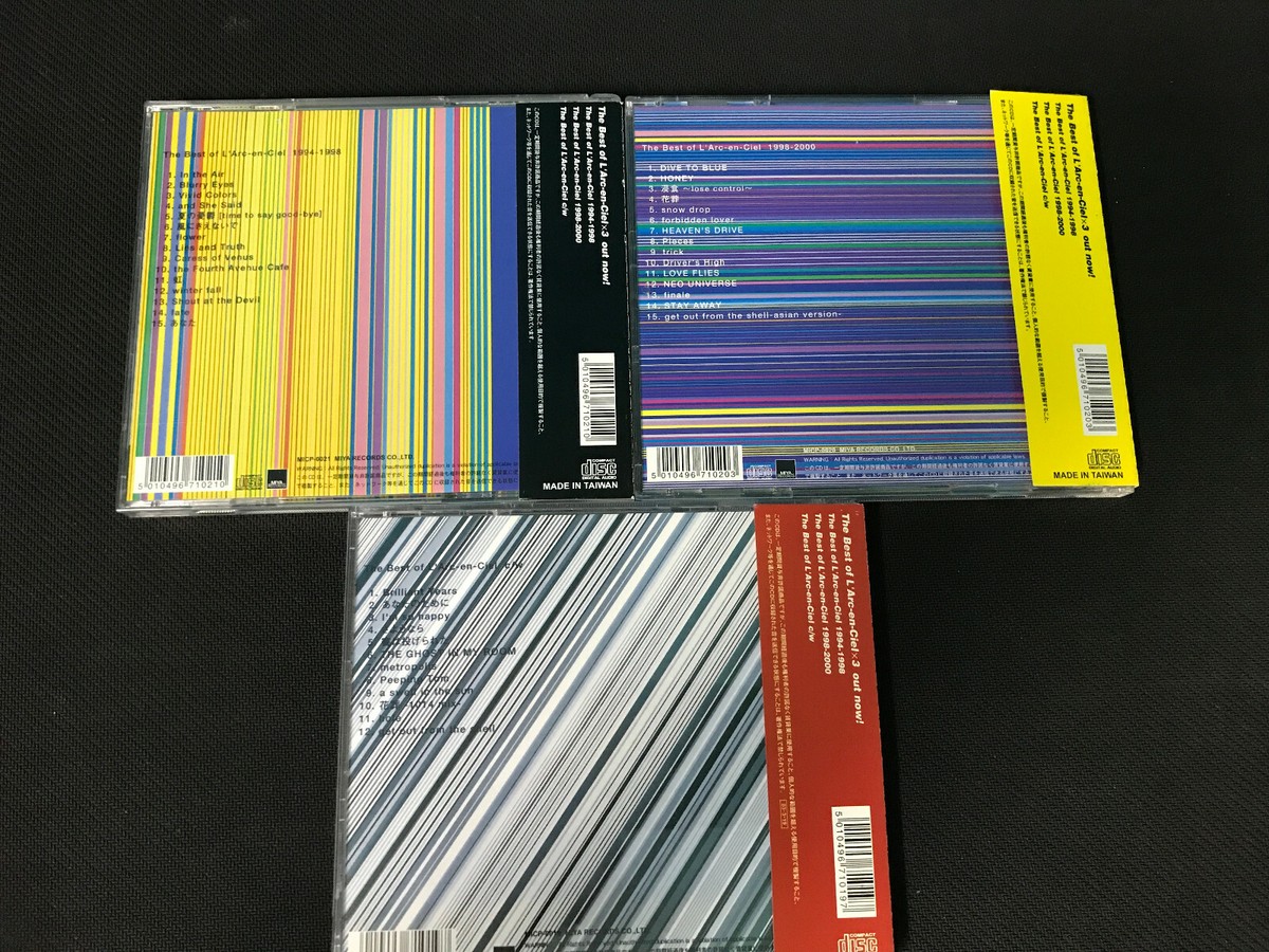 The Best of L'Arc-en-Ciel CD３枚セット Amazon.co.jp: CD+DVD The Best of L'Arc~en~Ciel BOX付き3巻