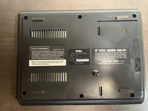 Sega Genesis Black Video Game Console System Mint Cond - Picture 7 of 15