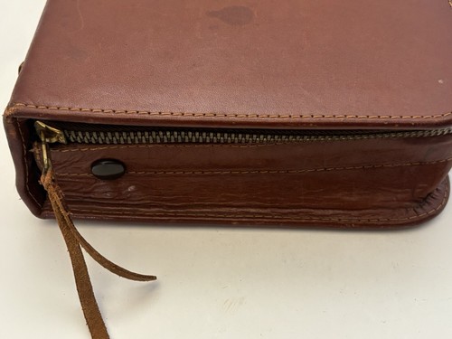 Men’s VTG Travel GROOMING KIT Top Grn Cowhide VTG Pepsodent Pure Baby Soap READ - Afbeelding 21 van 24