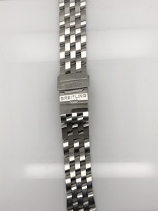 Breitling Pilot Silver Stainless Steel Band Strap Bracelet 20-18mm 366A |  eBay