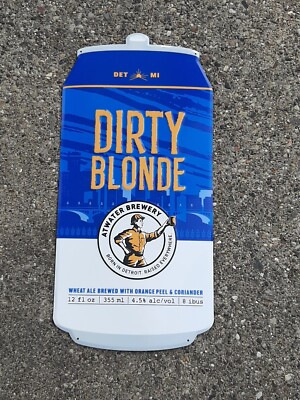 atwater  brewery dirty blonde and license plate bar sign 2 pack....free shipping
