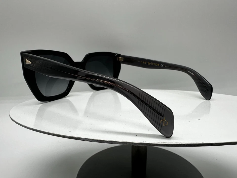 Gafas de sol para mujer Rag & Bone RNB1052/S 807 9O negras y grises oscuros 54/18/140 Foto 4 de 4