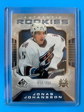2006-07 UPPER DECK SP GAME USED ~ JONAS JOHANSSON #160 ROOKIE ~ UD SP /999 RC