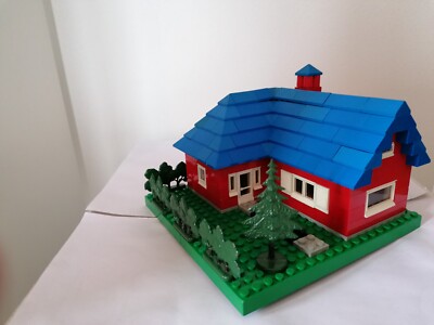 Lego 322-2 Town House - Vintage (1964) - ohne OBA mit Tanne
