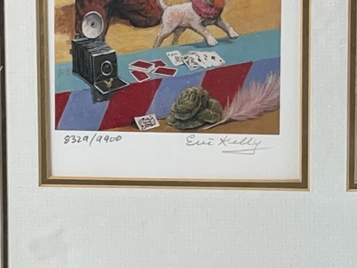 Emmett Kelly sotto i riflettori edizione commemorativa firmata Tryptich 21x24in 8329 - Foto 6 di 12