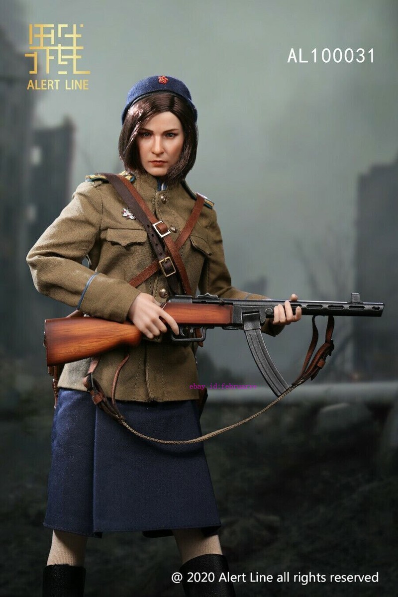 Alert Line 1/6 AL100031 Soviet Army Female Soldier Action Figure