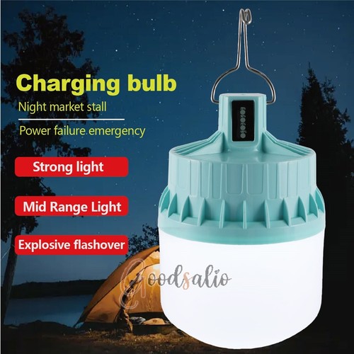 USB Rechargeable Light Bulb Camping Light 5 Modes Waterproof Tent Light ...