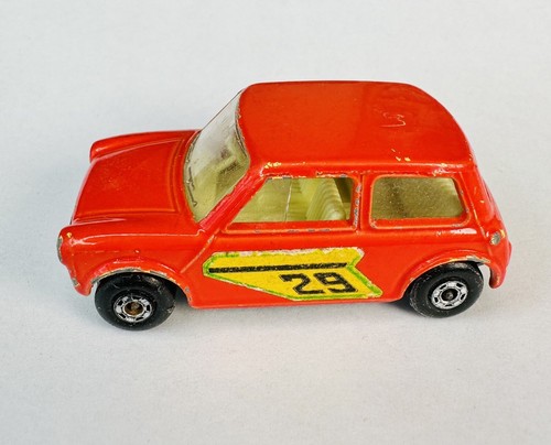 Matchbox Superfast 1970 Racing Mini No. 29 Rare Orange - Picture 2 of 6